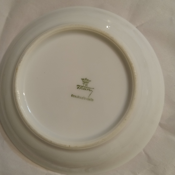 Rare Vintage 6 Pc. TK Thuny Czechoslovakia 5" Desert Bowls  Porcelain - Picture 4 of 7